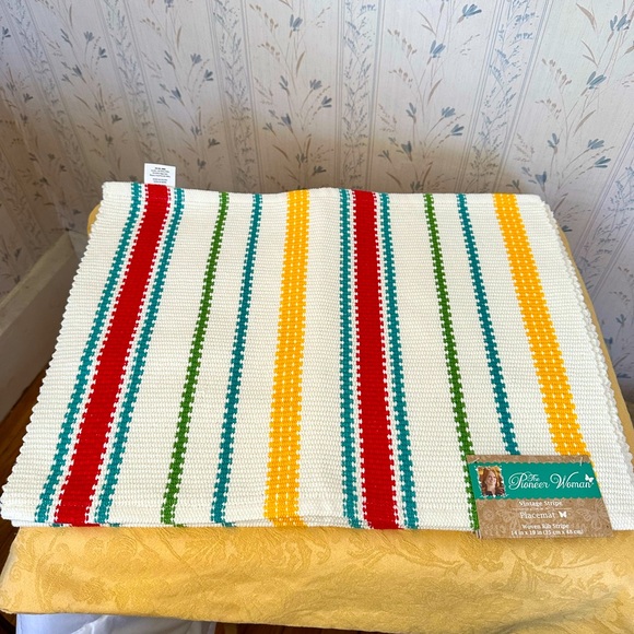 The Pioneer Woman Other - The Pioneer Woman Striped Cotton Placemats - Set of 4